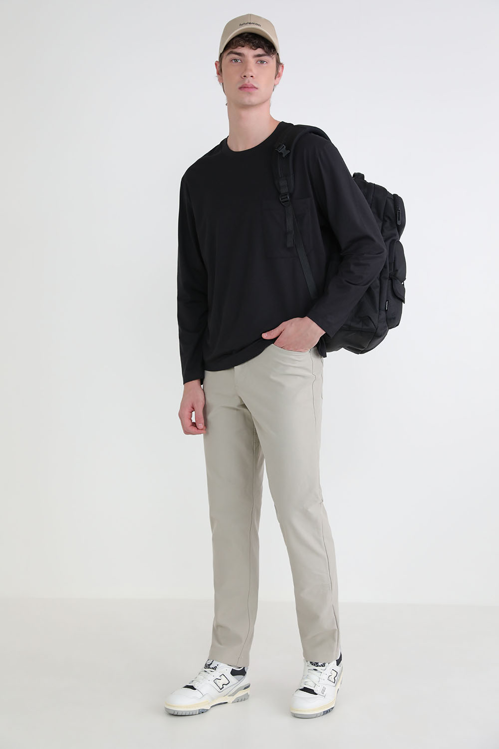 Fundamental Oversized Long-Sleeve Shirt